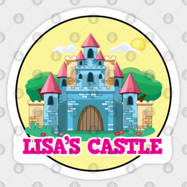 Lisa's Castle Sticker by ArtisticRaccoon